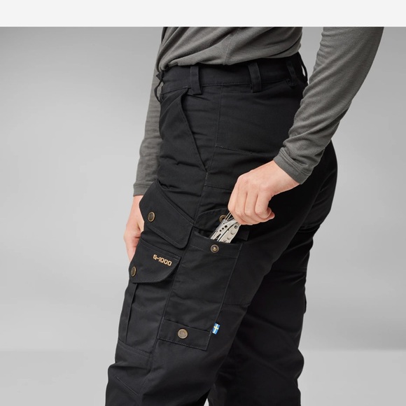 Women’s Fjallraven G-1000 Vidda Pro Black Hiking Pants - Picture 10 of 10